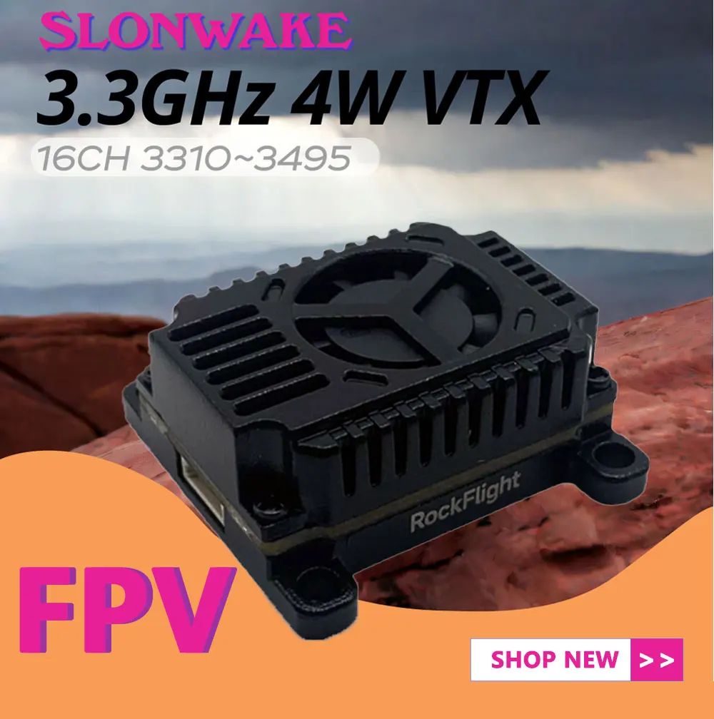 SLONWAKE FPV 3.3G 16CH 4000mW  - Fpv Drone Receiver recension och pris