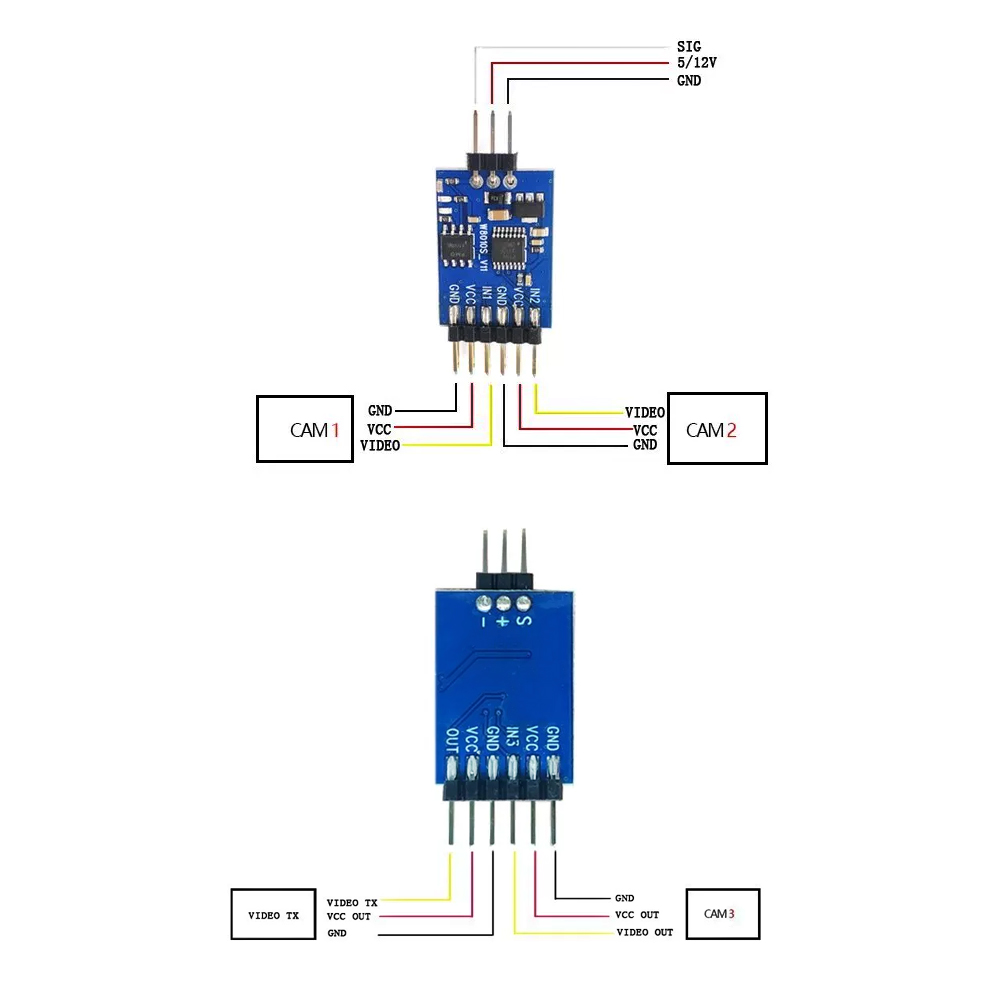 5.8G 3 Channel Video Switcher  - Fpv Drone Receiver recension och pris