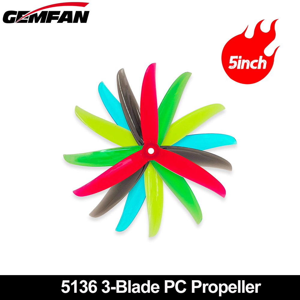 Gemfan VANOVER 5136 3 Blade PC - Fpv Drone Quadcopter recension och pris